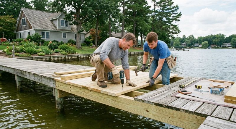 Pond Dock Repair Service