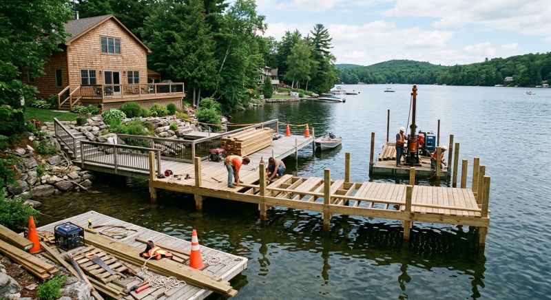 Pond Dock Construction in Kansas City, MO