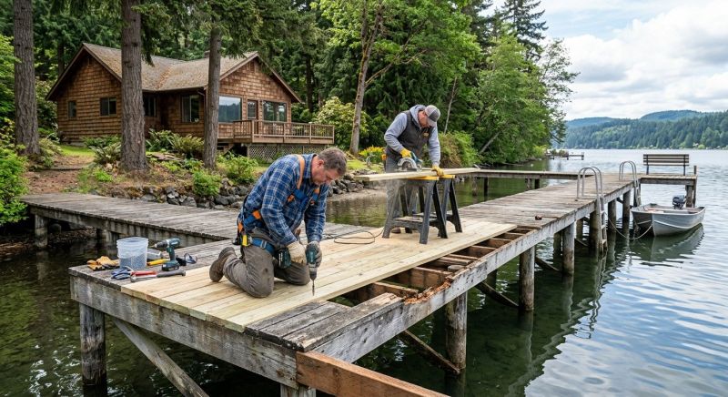 Wood Dock Repair in Kansas City, MO