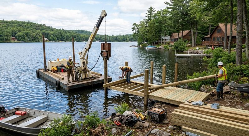 Boat Dock Construction in Roswell, GA