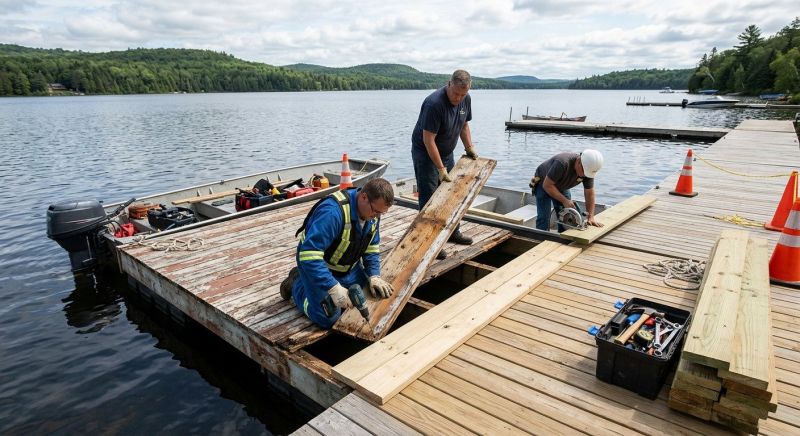 Wood Dock Repair in Kansas City, MO
